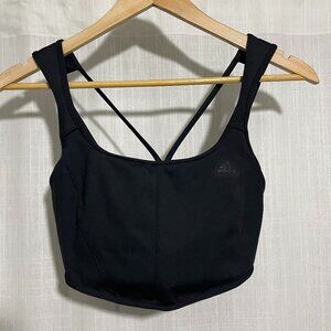 Adidas CORE-FLOW MEDIUM-SUPPORT LONG LINE BRA | Black